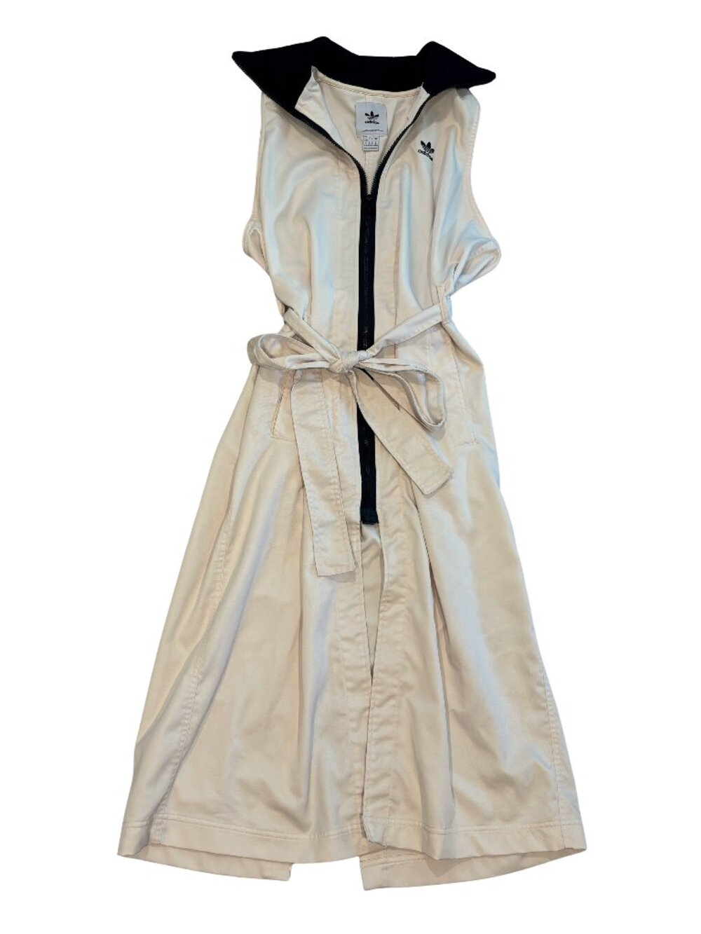 adidas Originals Always Original Wonder White Belted Trench Vest Only S